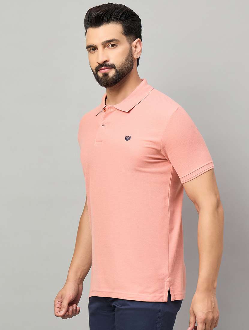 men solid short sleeve polo t-shirt - 22264684 -  Standard Image - 1