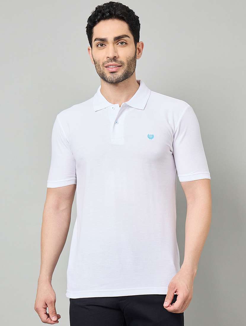 men solid short sleeve polo t-shirt - 22264688 -  Standard Image - 1