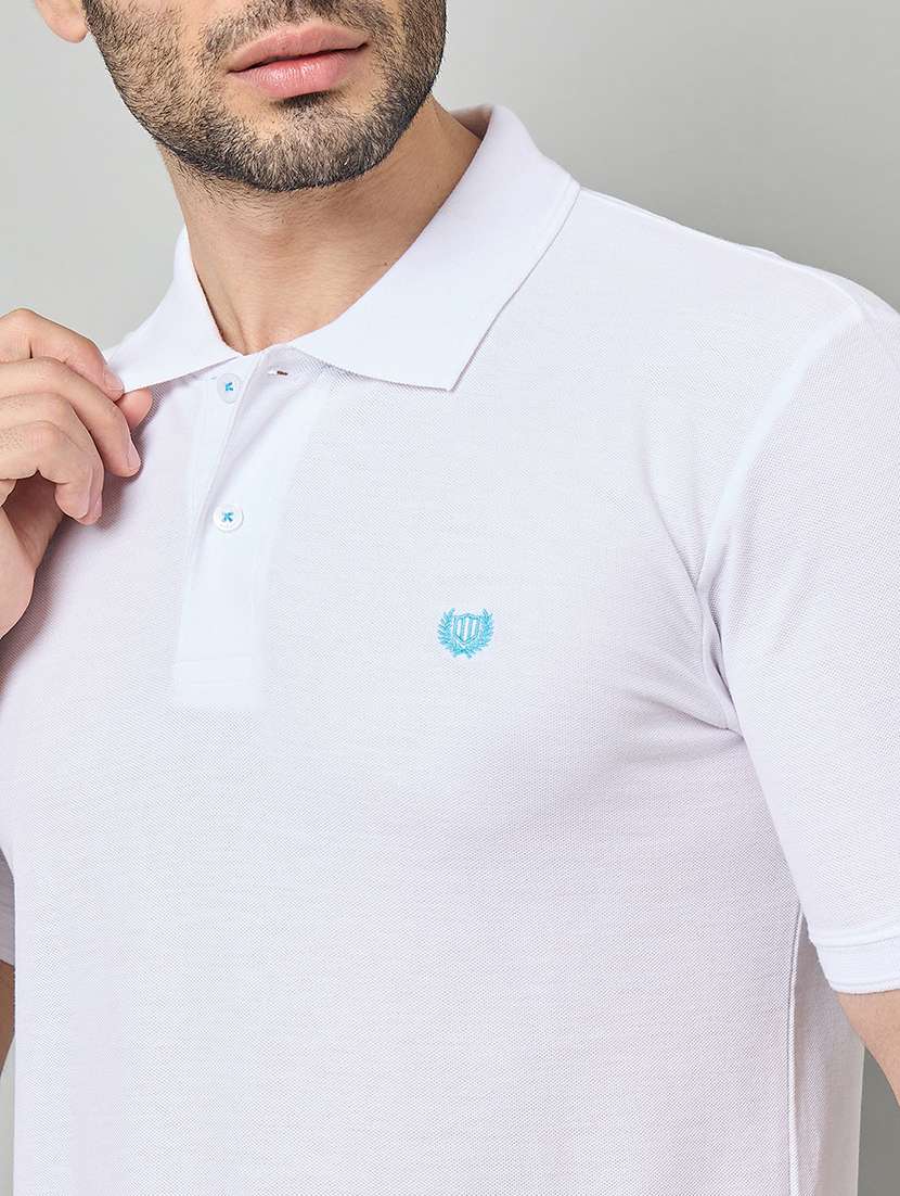men solid short sleeve polo t-shirt - 22264688 -  Standard Image - 4