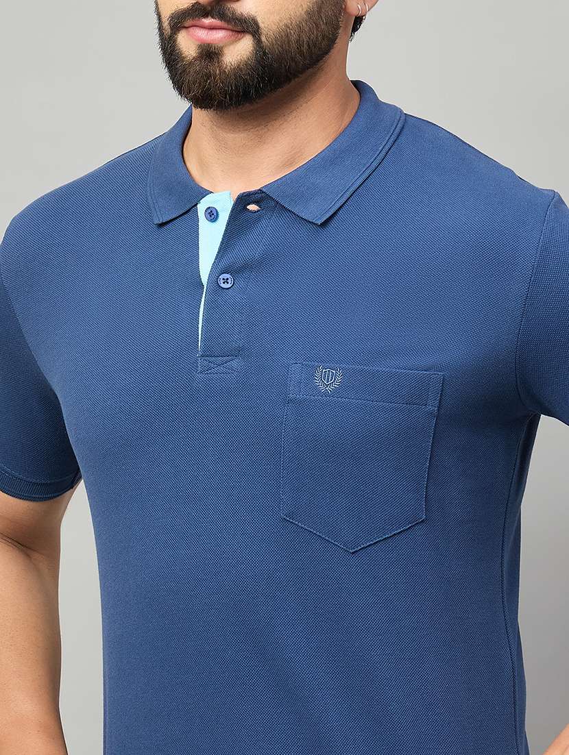 men solid short sleeve polo t-shirt - 22264692 -  Standard Image - 4