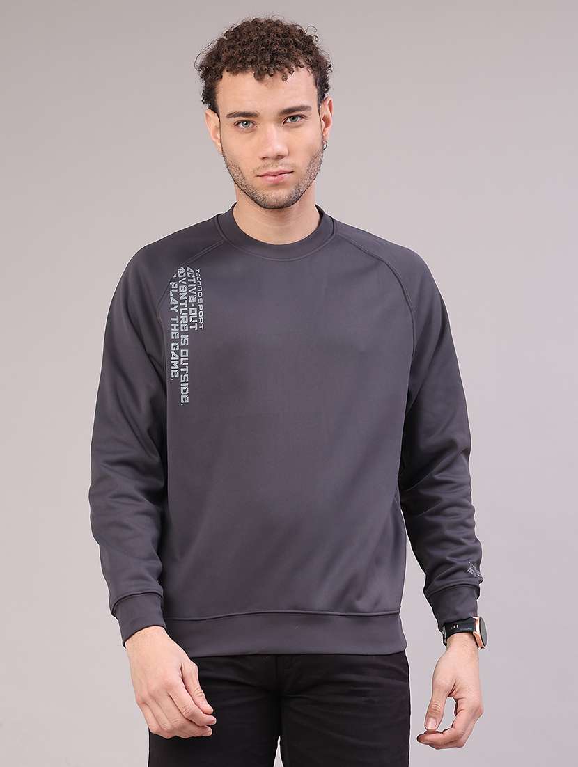 men printed long sleeve sweatshirt - 22264701 -  Standard Image - 1