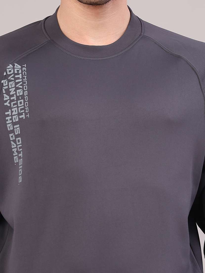 men printed long sleeve sweatshirt - 22264701 -  Standard Image - 4