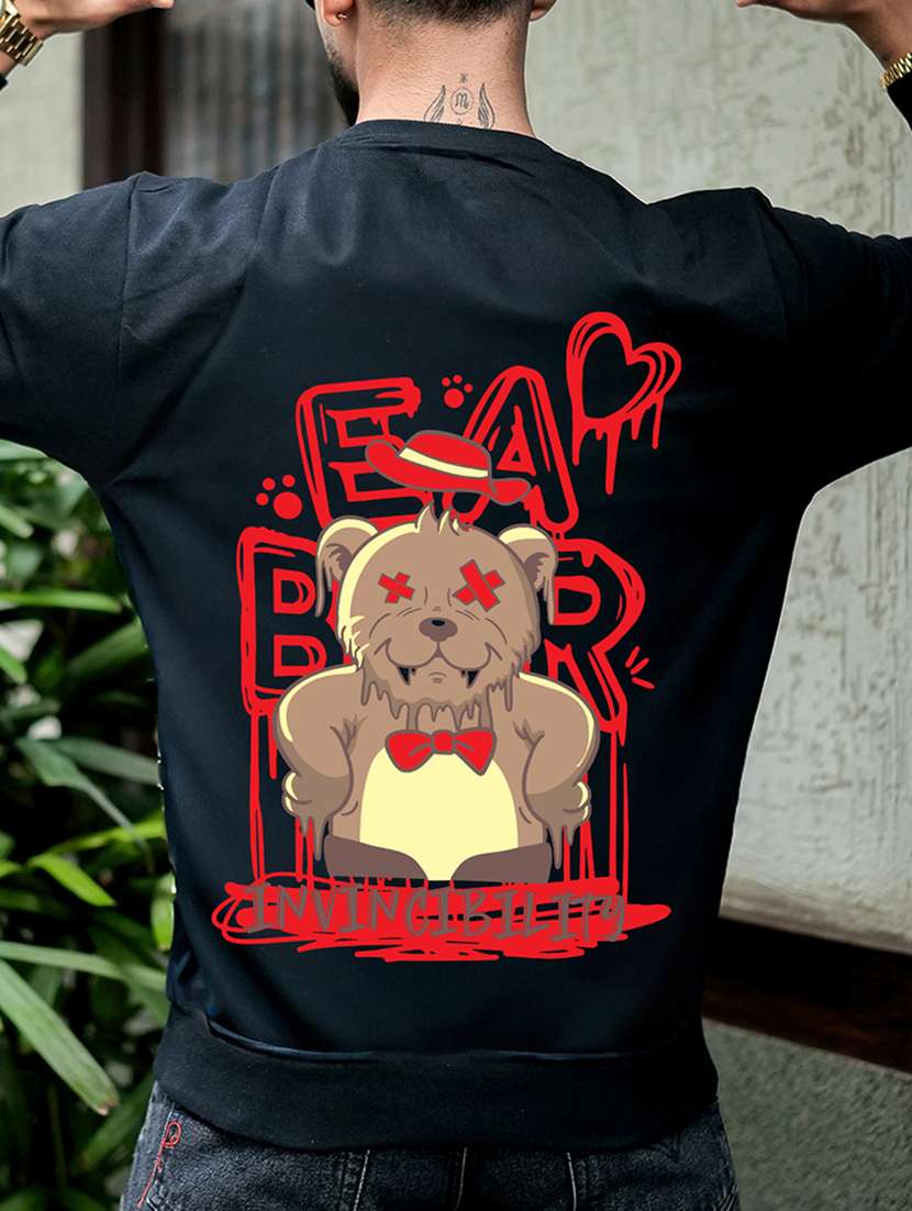 men printed long sleeve regular fit sweatshirt - 22264747 -  Standard Image - 6