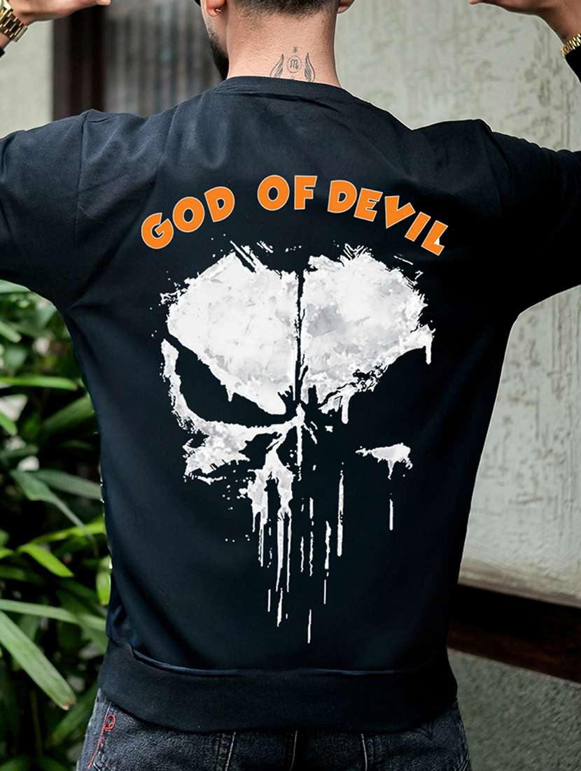 men printed long sleeve regular fit sweatshirt - 22264758 -  Standard Image - 6