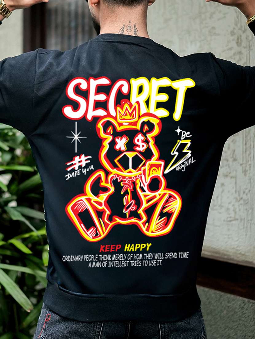 men printed long sleeve regular fit sweatshirt - 22264762 -  Standard Image - 6