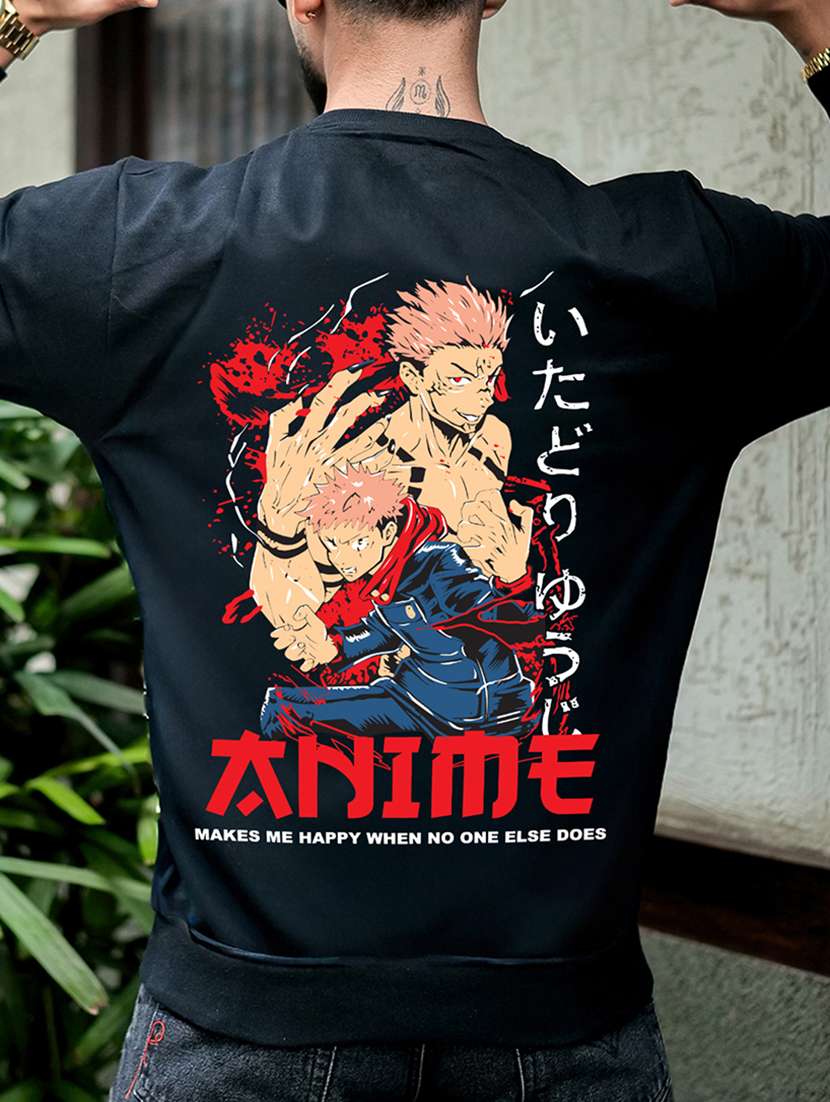 men printed long sleeve regular fit sweatshirt - 22264780 -  Standard Image - 6