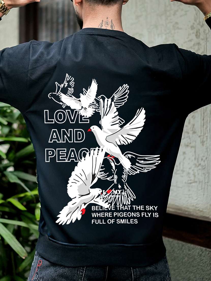 men printed long sleeve regular fit sweatshirt - 22264788 -  Standard Image - 6