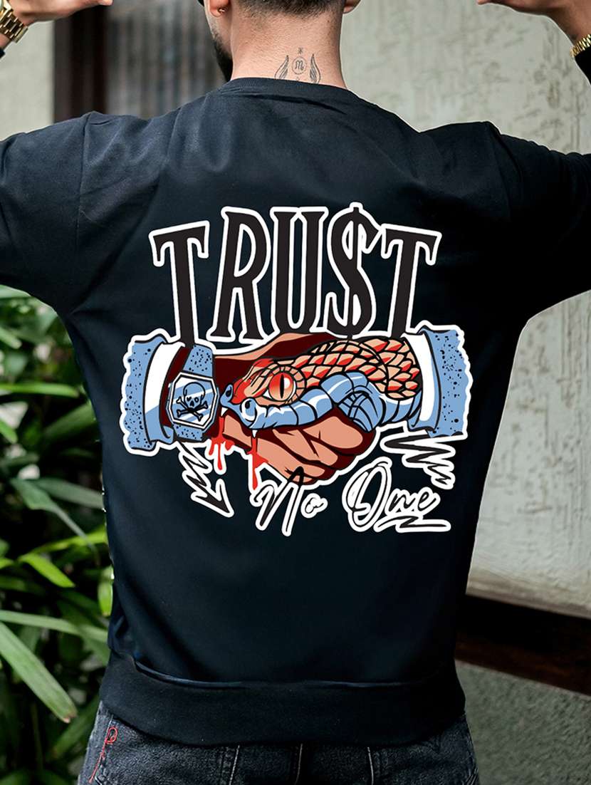 men printed long sleeve regular fit sweatshirt - 22264789 -  Standard Image - 6