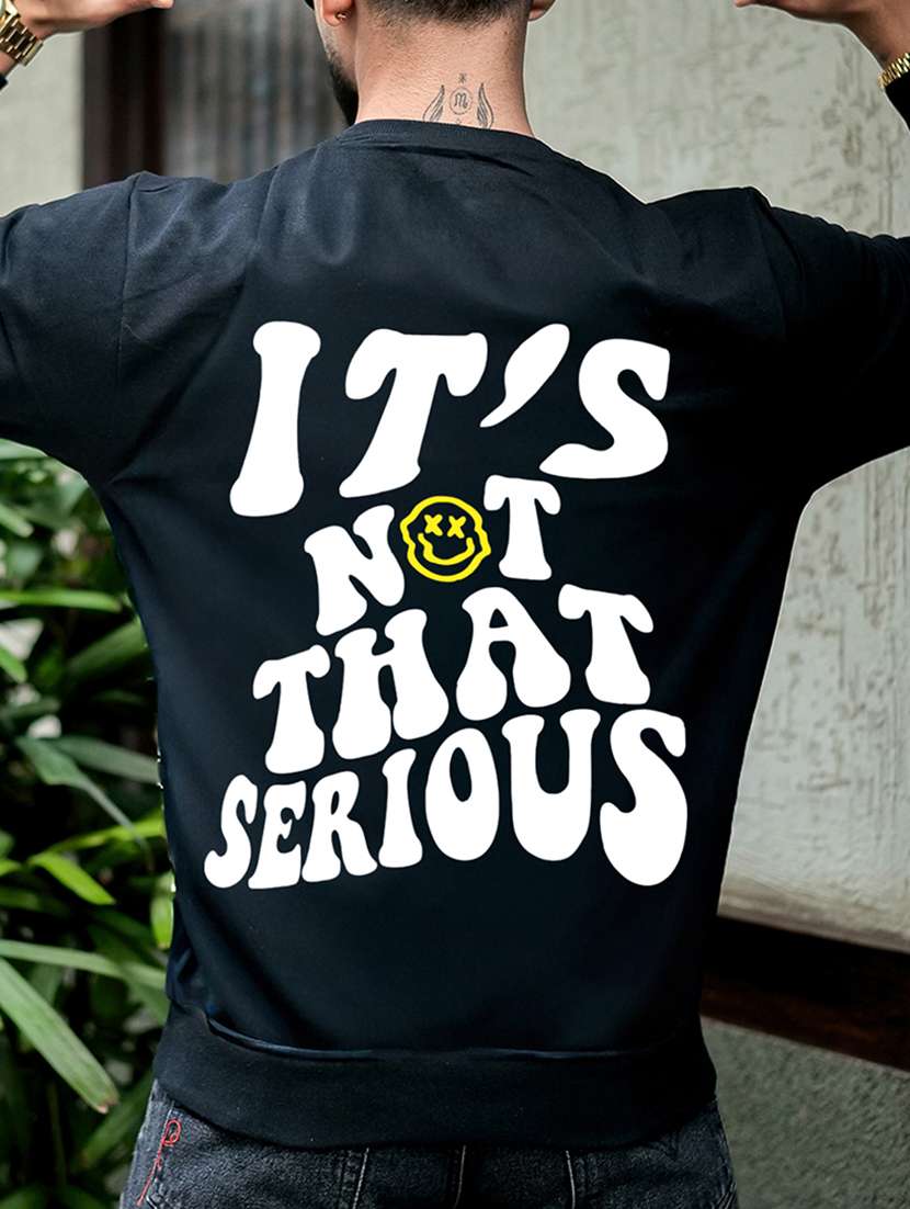 men typographic long sleeve regular fit sweatshirt - 22264795 -  Standard Image - 6