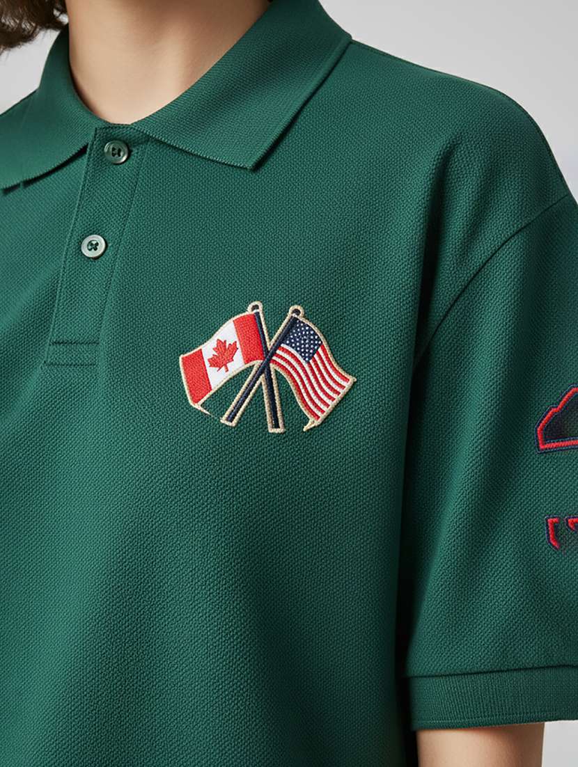 women short sleeve oversized polo t-shirt - 22264821 -  Standard Image - 4