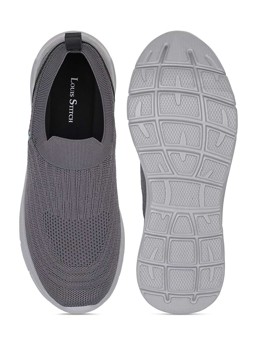men black slip on casual shoe - 22264977 -  Standard Image - 1