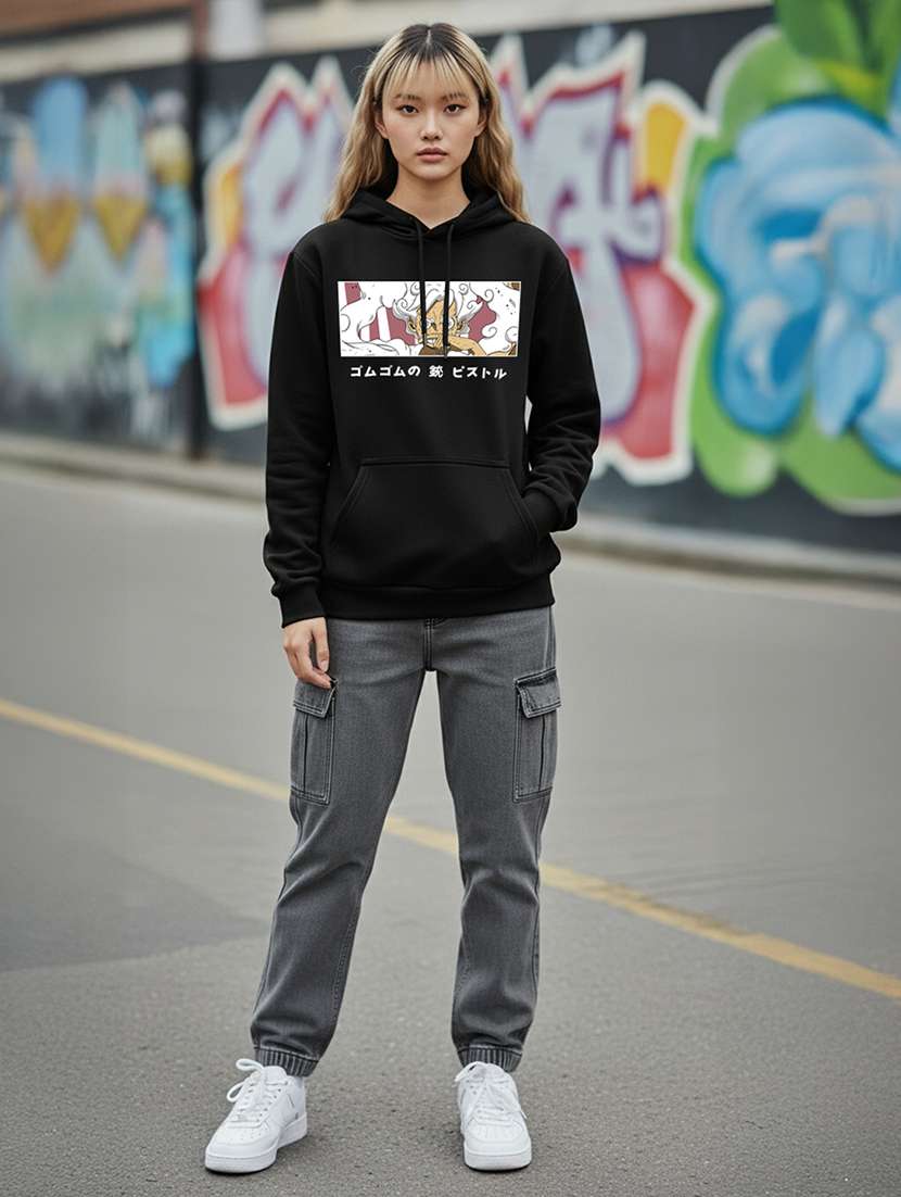 women printed long sleeve hooded sweatshirt - 22265004 -  Standard Image - 4