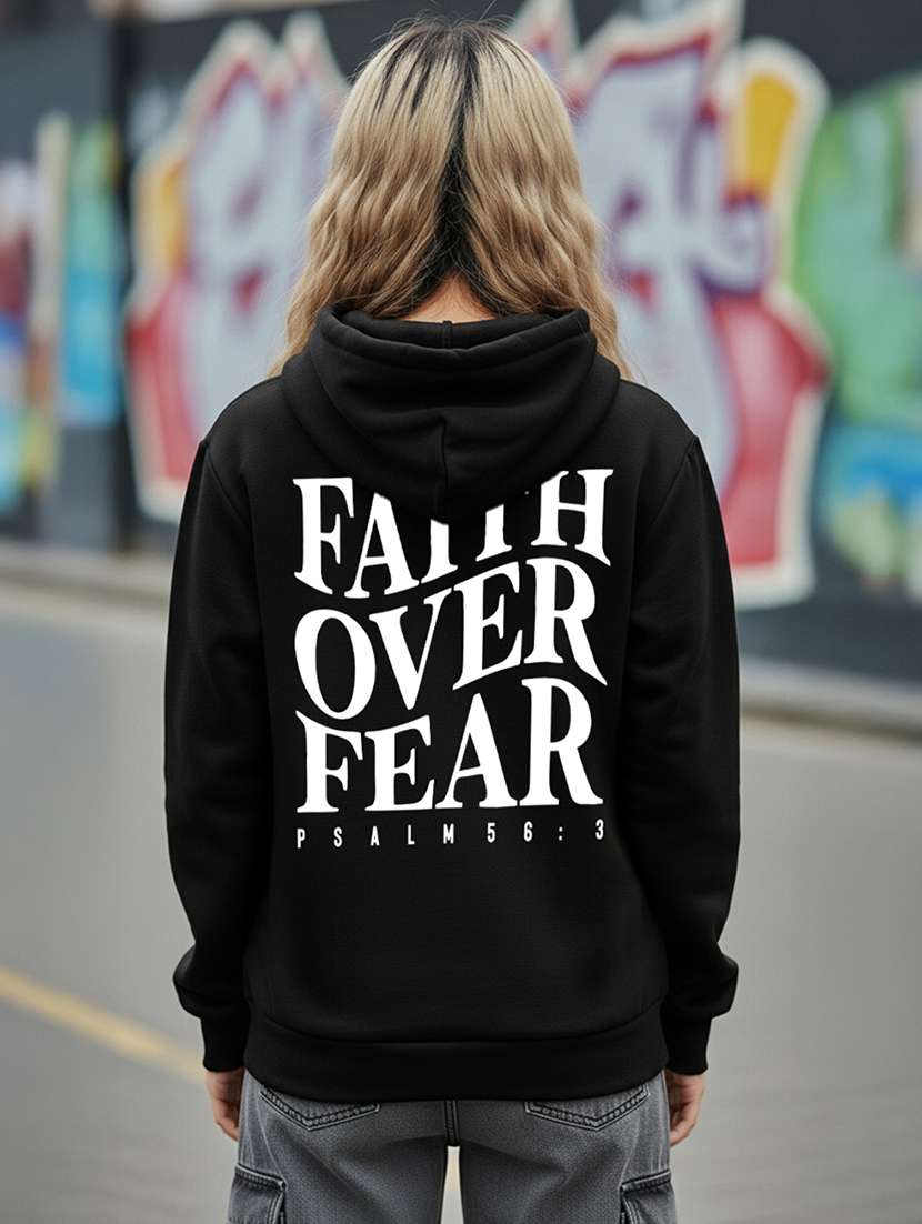 women printed long sleeve hooded sweatshirt