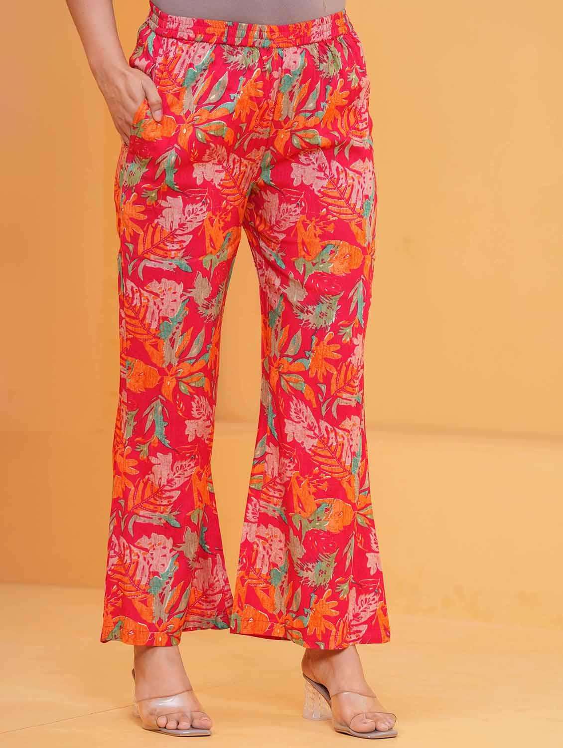 women printed three quarter sleeve ethnic co-ord set - 22265072 -  Standard Image - 4