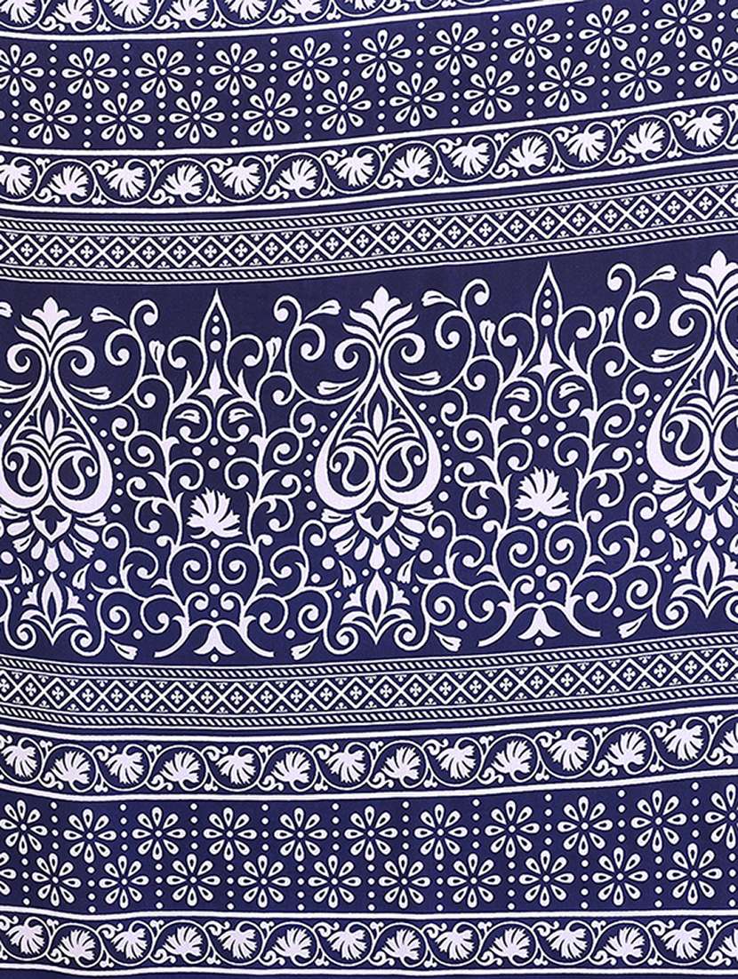 women printed casual wear saree with blouse - 22265404 -  Standard Image - 4
