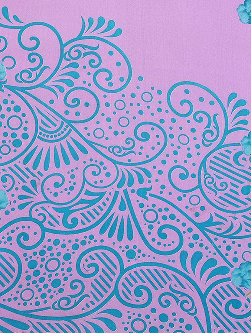 women printed casual wear saree with blouse - 22265414 -  Standard Image - 4