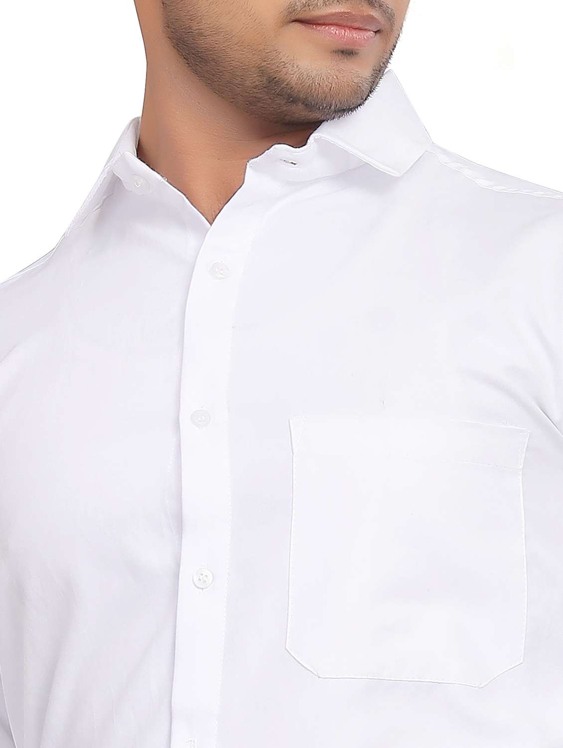 men solid long sleeve regualr fit formal shirt - 22265496 -  Standard Image - 4