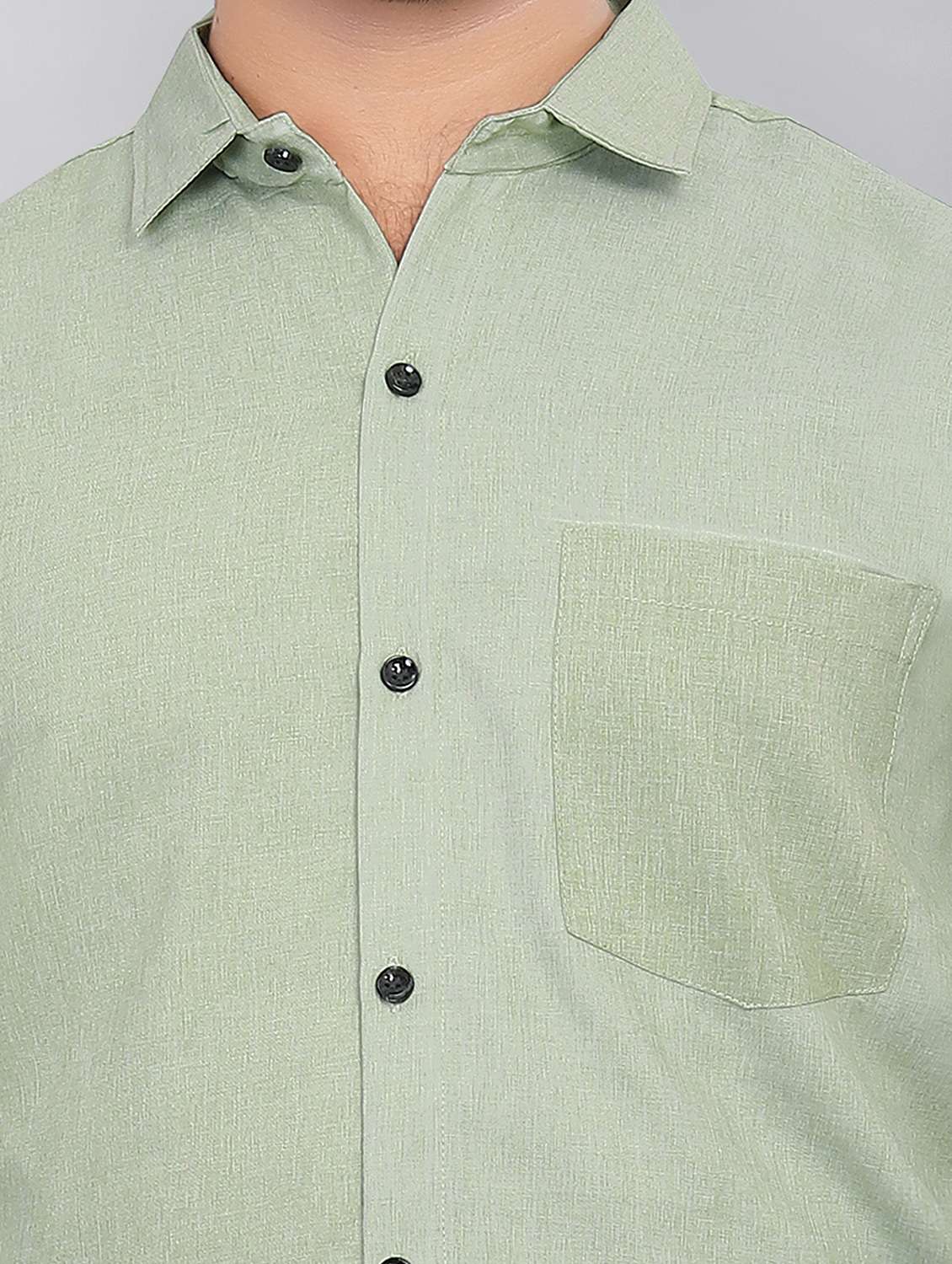 men solid long sleeve regualr fit formal shirt - 22265498 -  Standard Image - 4