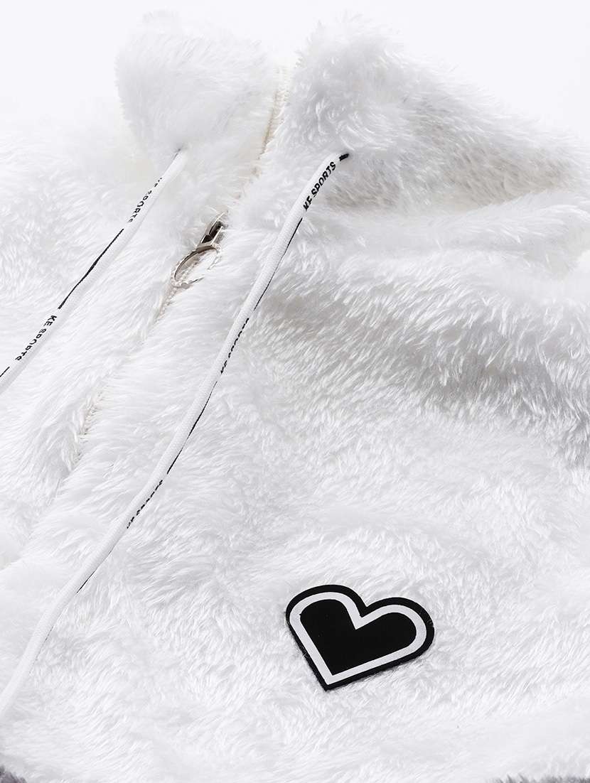 girls color blocked long sleeve jacket - 22265706 -  Standard Image - 4