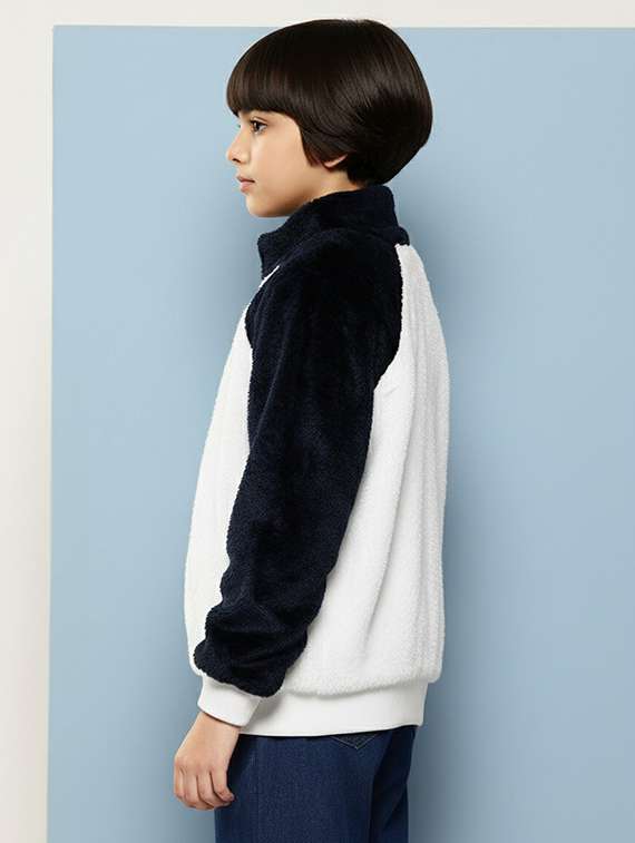 girls color blocked long sleeve jacket - 22265711 -  Standard Image - 1