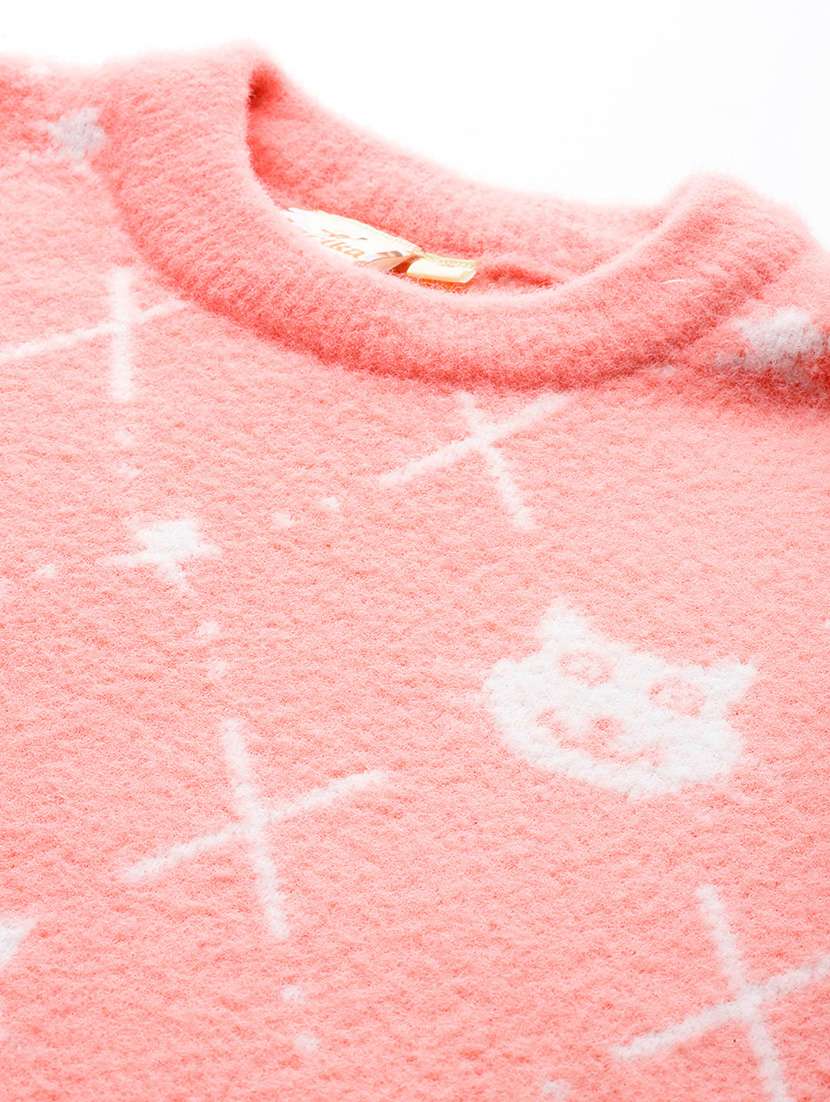 women self designed long sleeve pullover - 22265826 -  Standard Image - 4