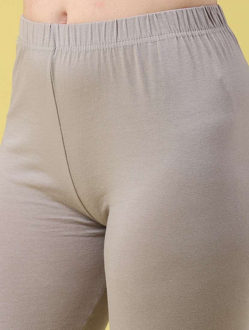 Women Solid Mid Rise Legging - 22266648 -  Standard Image - 1