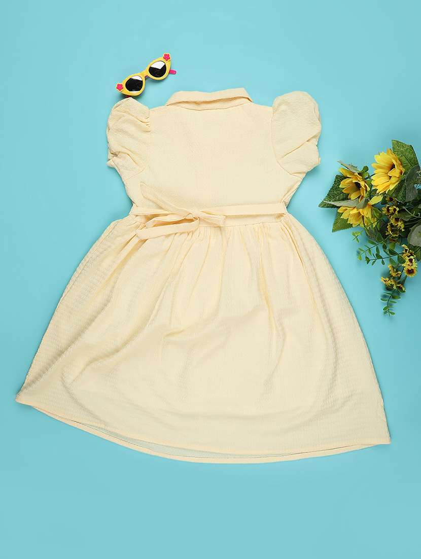 yellow cotton frock - 22266668 -  Standard Image - 1