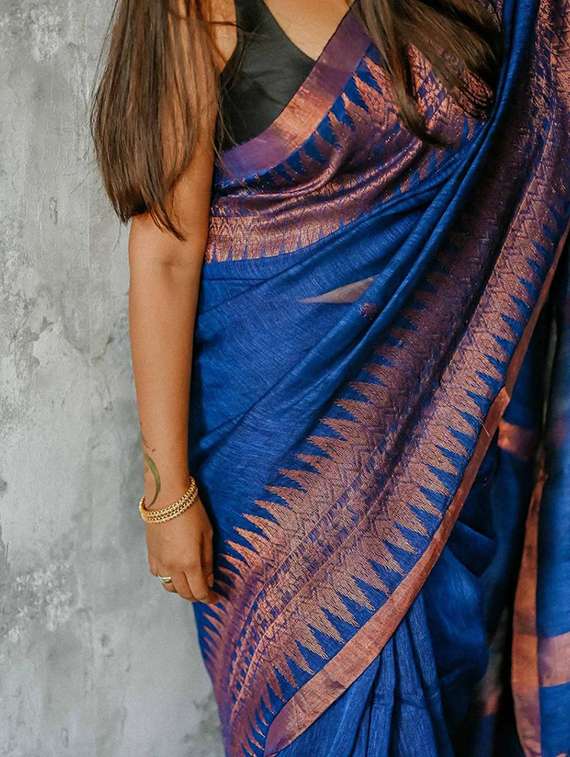 women self design southern silk saree with blouse - 22266703 -  Standard Image - 4
