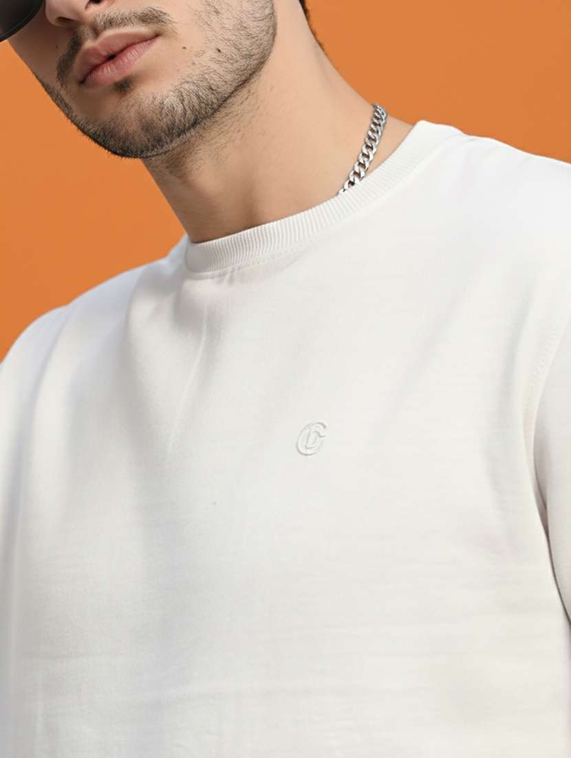 men solid long sleeve regular fit sweatshirt - 22266947 -  Standard Image - 1