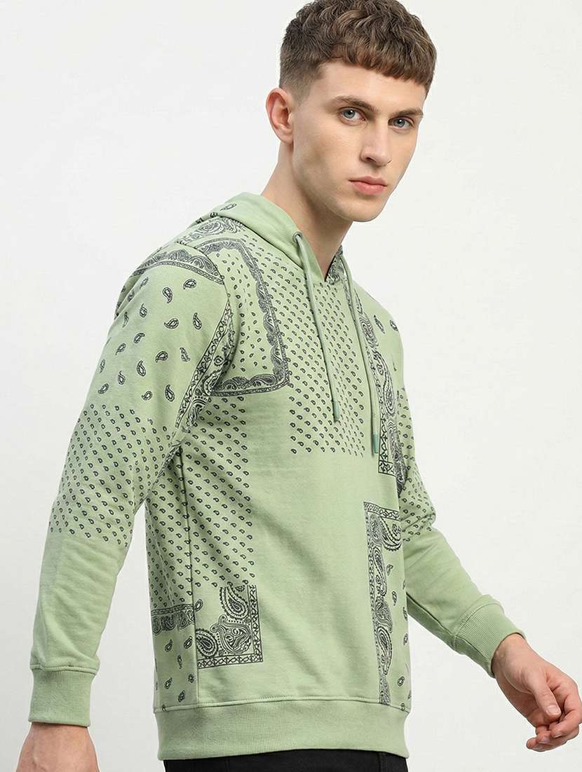 men printed long sleeve regular fit sweatshirt - 22266956 -  Standard Image - 1