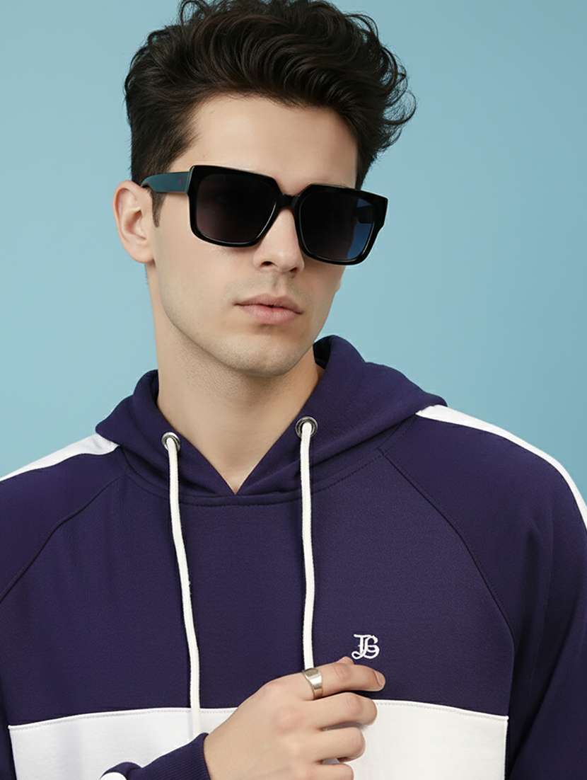 men color block long sleeve regular fit sweatshirt - 22266973 -  Standard Image - 1