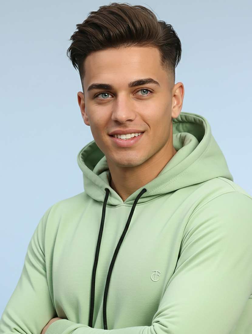 men solid long sleeve regular fit sweatshirt - 22267011 -  Standard Image - 1