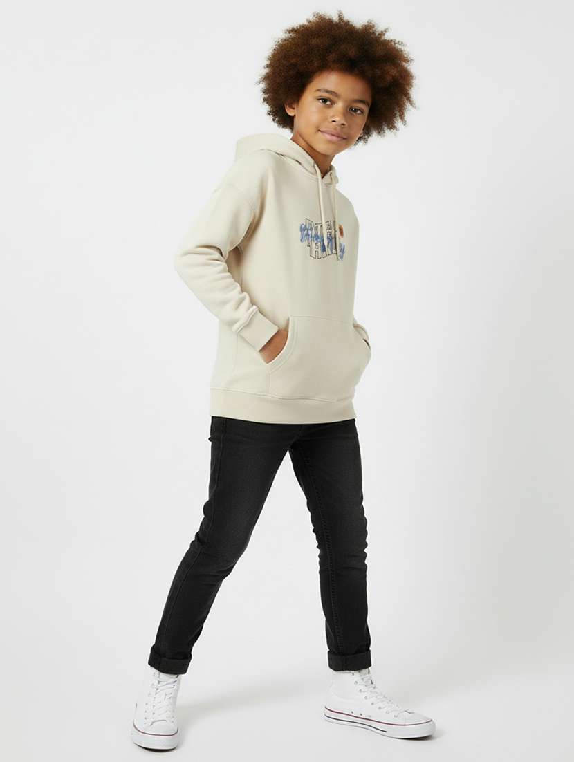boys long sleeve hooded sweatshirt - 22267068 -  Standard Image - 4