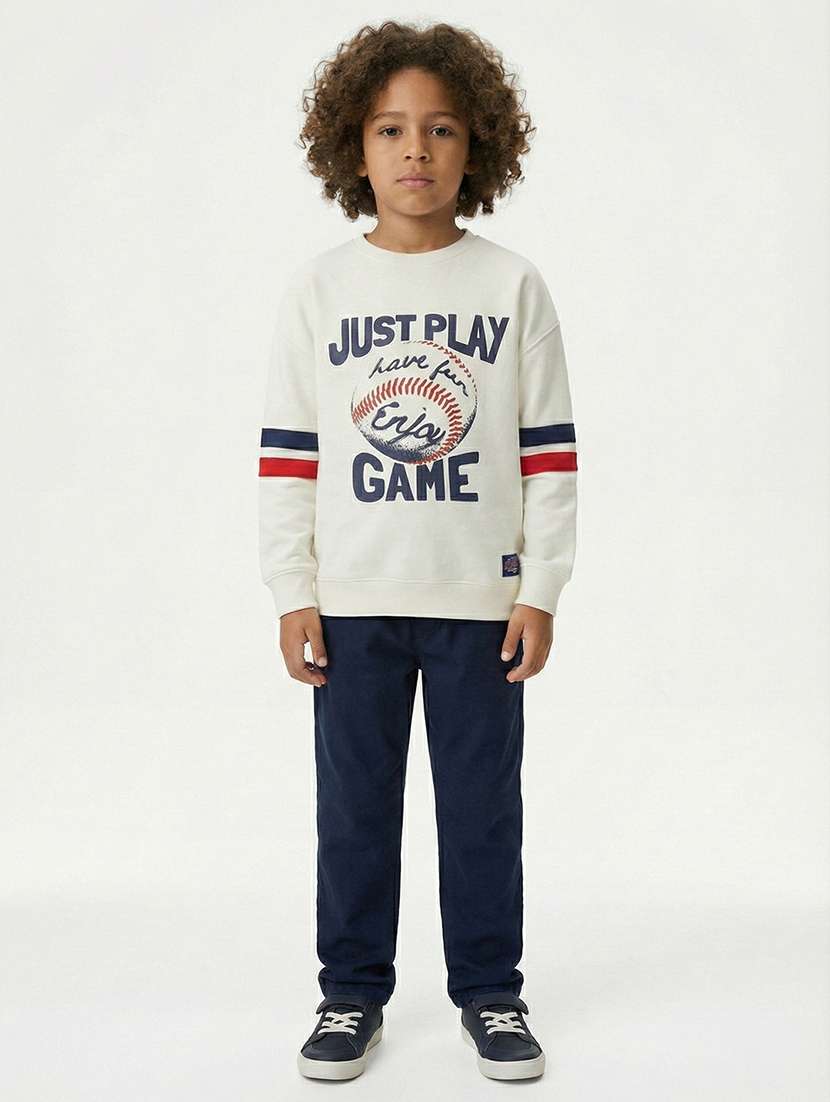 boys printed long sleeve sweatshirt - 22267080 -  Standard Image - 4