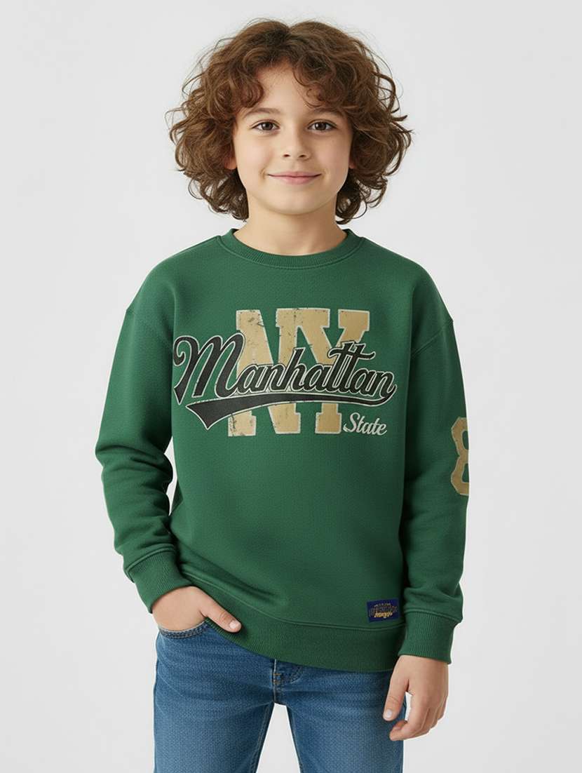 boys printed long sleeve sweatshirt - 22267081 -  Standard Image - 1