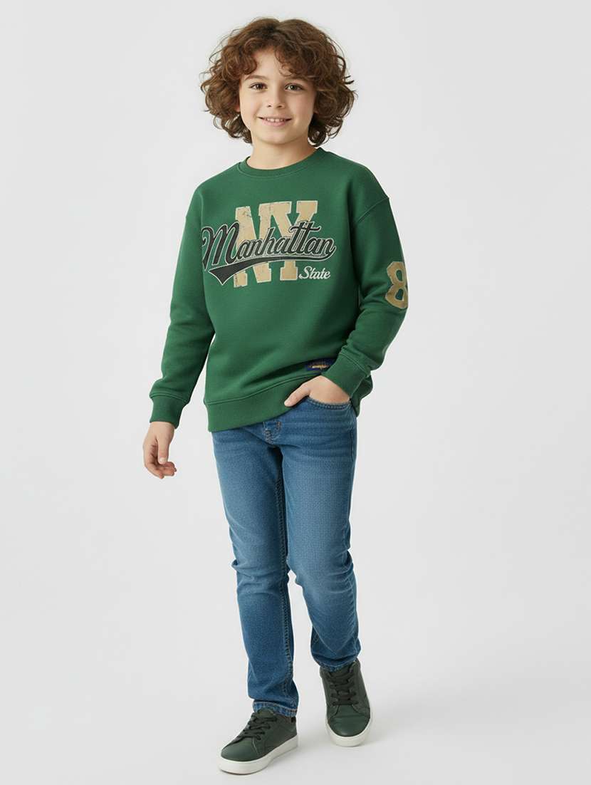 boys printed long sleeve sweatshirt - 22267081 -  Standard Image - 4