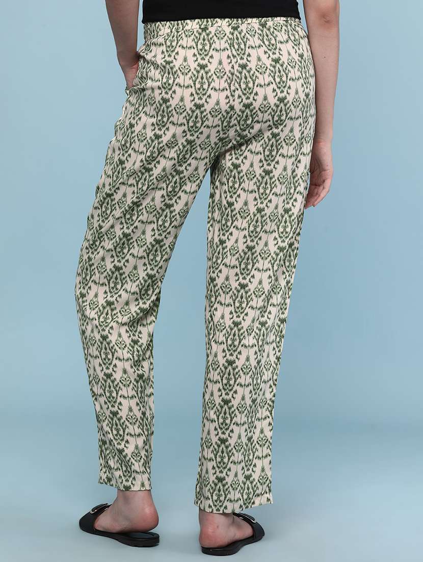 women beige rayon s pajama - 22267360 -  Standard Image - 4