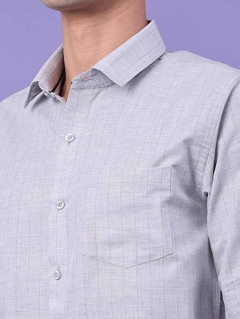 Men Printed Long Sleeves Formal Shirt - 22267482 -  Standard Image - 1