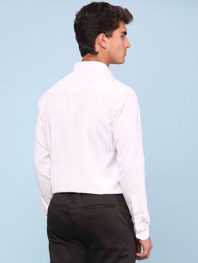 men printed long sleeves formal shirt - 22267487 -  Standard Image - 4