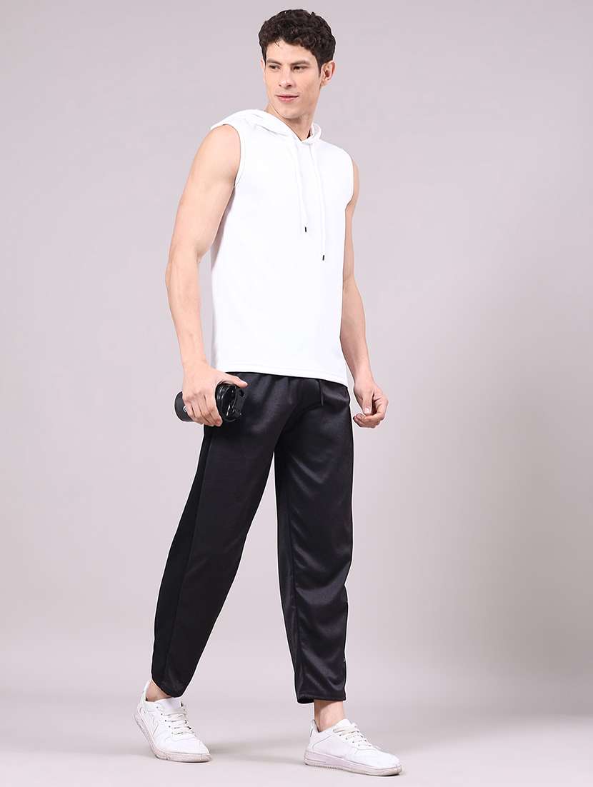 men side taped mid rise ankle length track pant - 22267507 -  Standard Image - 4