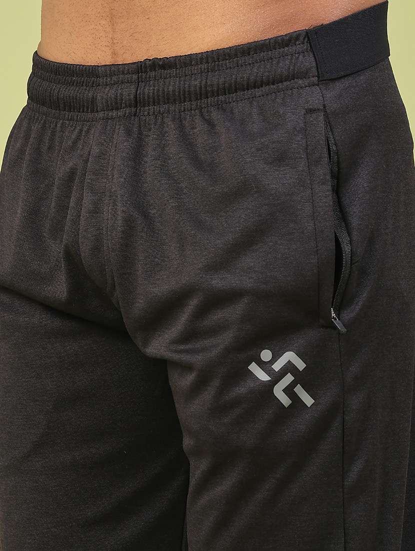 men typographic mid rise full length track pant - 22267508 -  Standard Image - 1