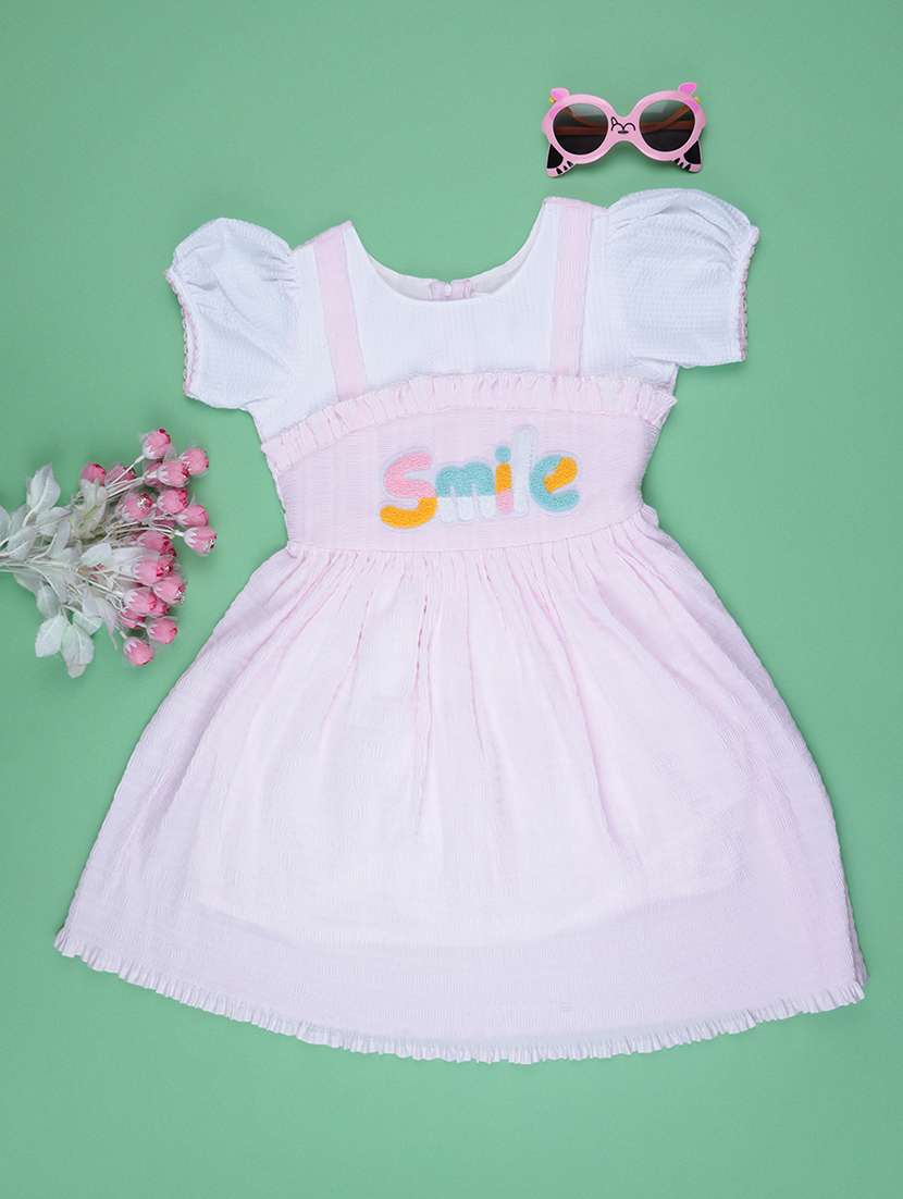 pink cotton frock - 22267547 -  Standard Image - 1
