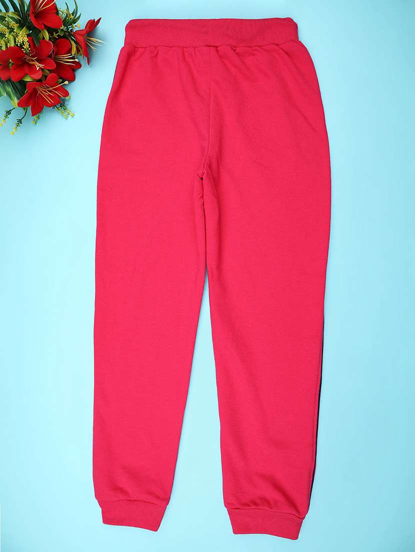 girls solid mid rise jogger - 22267641 -  Standard Image - 1