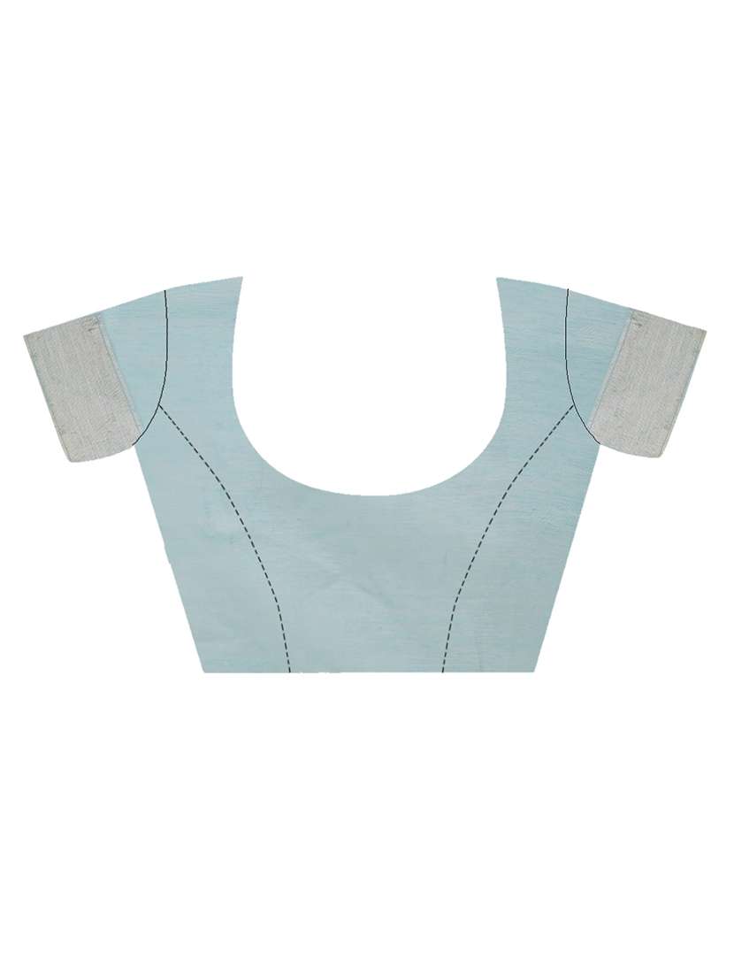 women self design plain saree with blouse - 22267668 -  Standard Image - 6