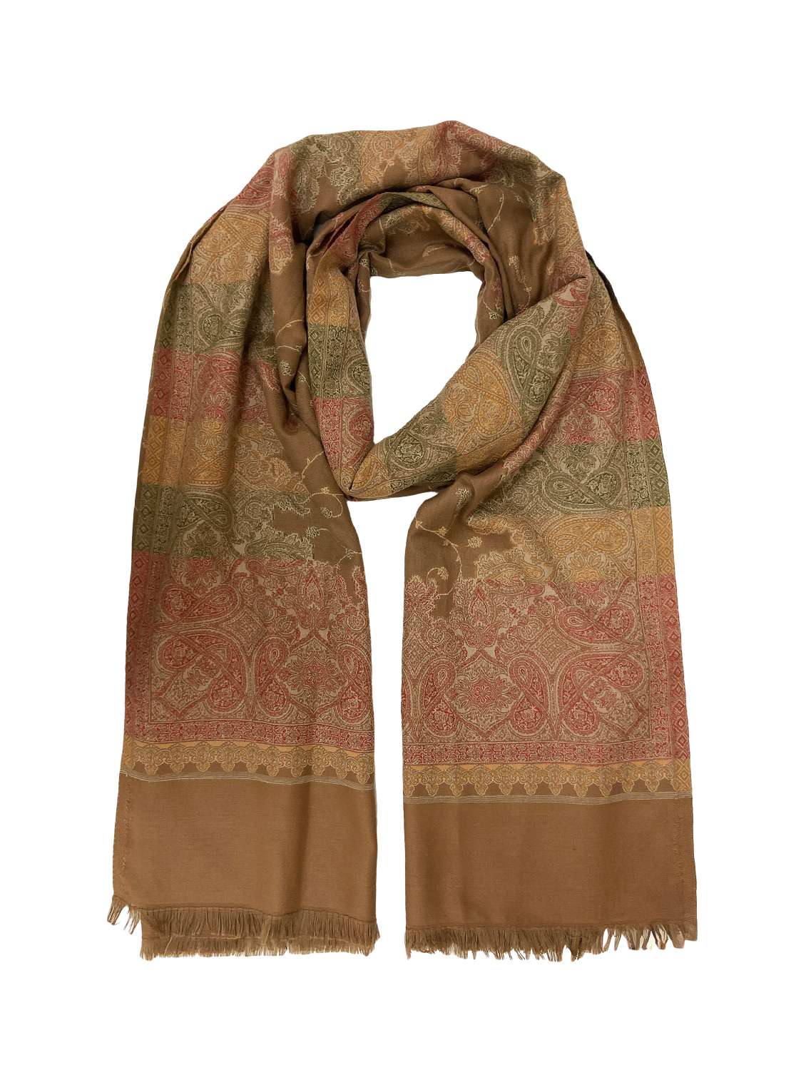 women printed winter stole - 22267827 -  Standard Image - 1