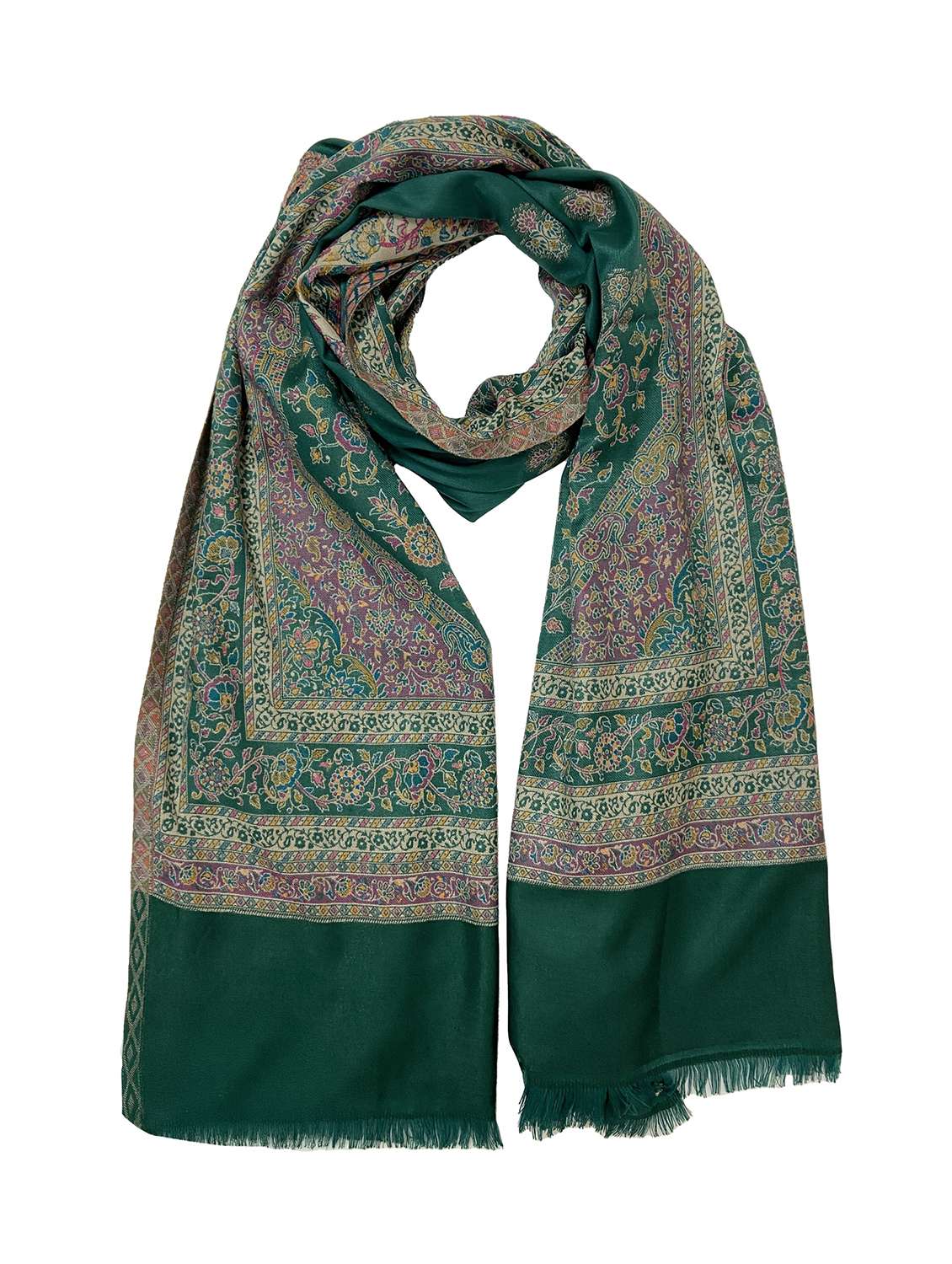 women printed winter stole - 22267828 -  Standard Image - 1