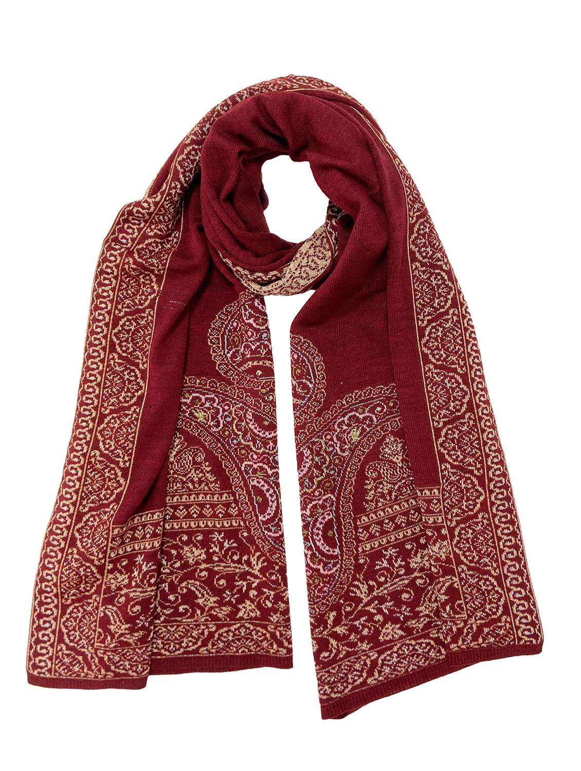 women self design winter shawl - 22267855 -  Standard Image - 1