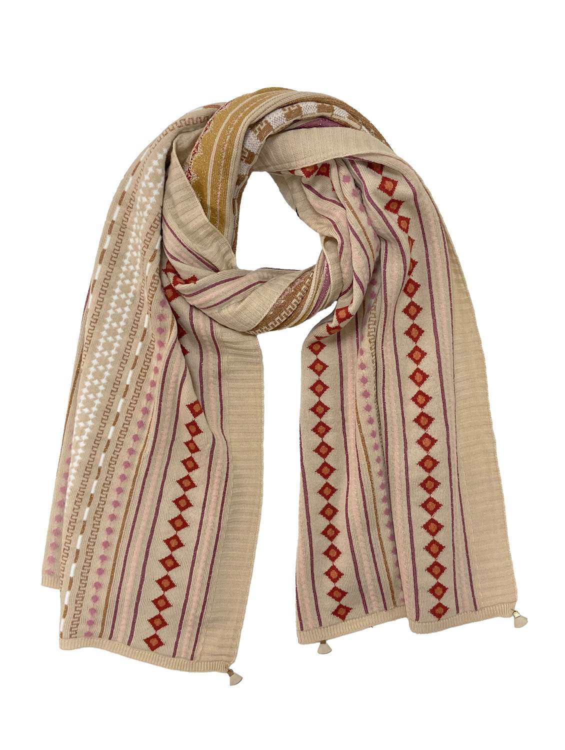 women self design winter shawl - 22267864 -  Standard Image - 1