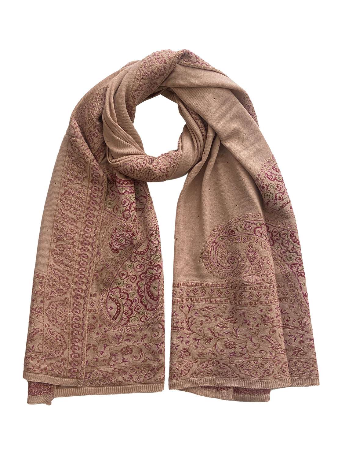 women self design winter shawl - 22267868 -  Standard Image - 1