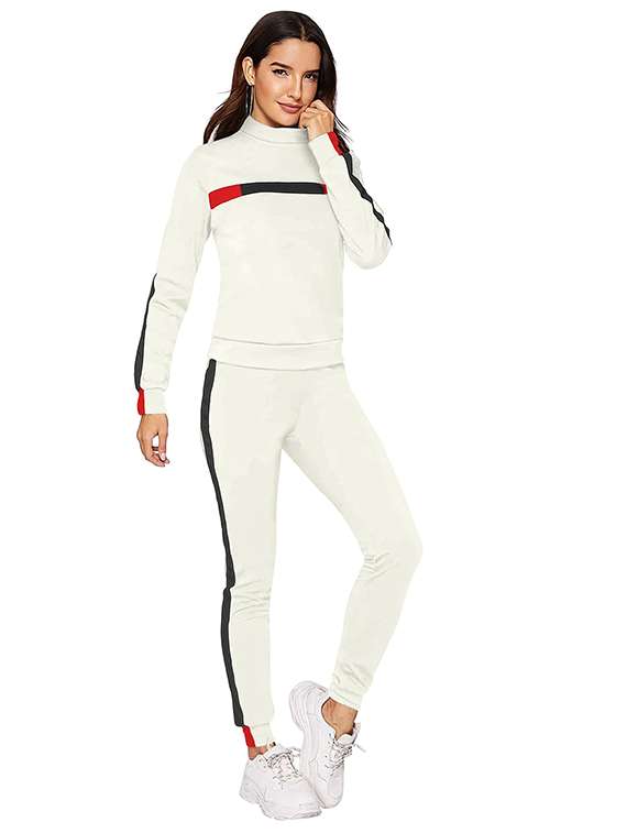 women tapered swearshirt and jogger co-ord set - 22267966 -  Standard Image - 4